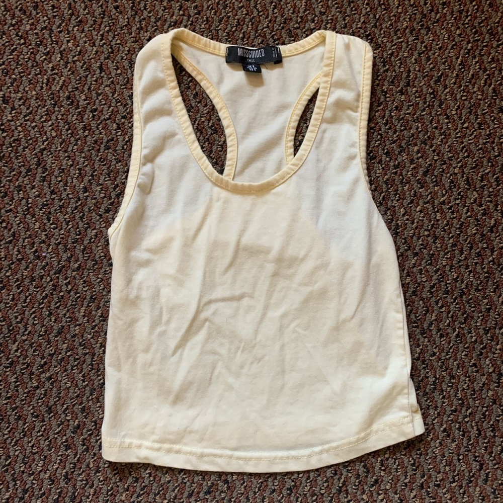 Missguided Yellow Tank Top💛